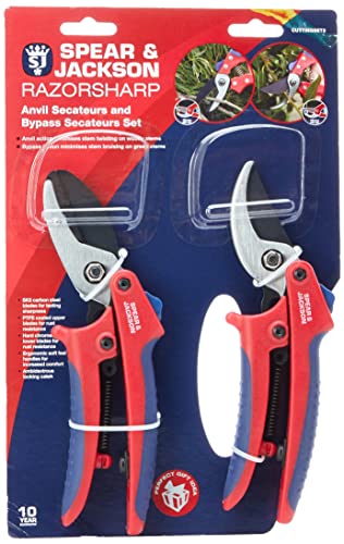 Spear & Jackson CUTTINGSET2 Bypass- und Amboss-Gartenscheren-Set – Ansicht 2