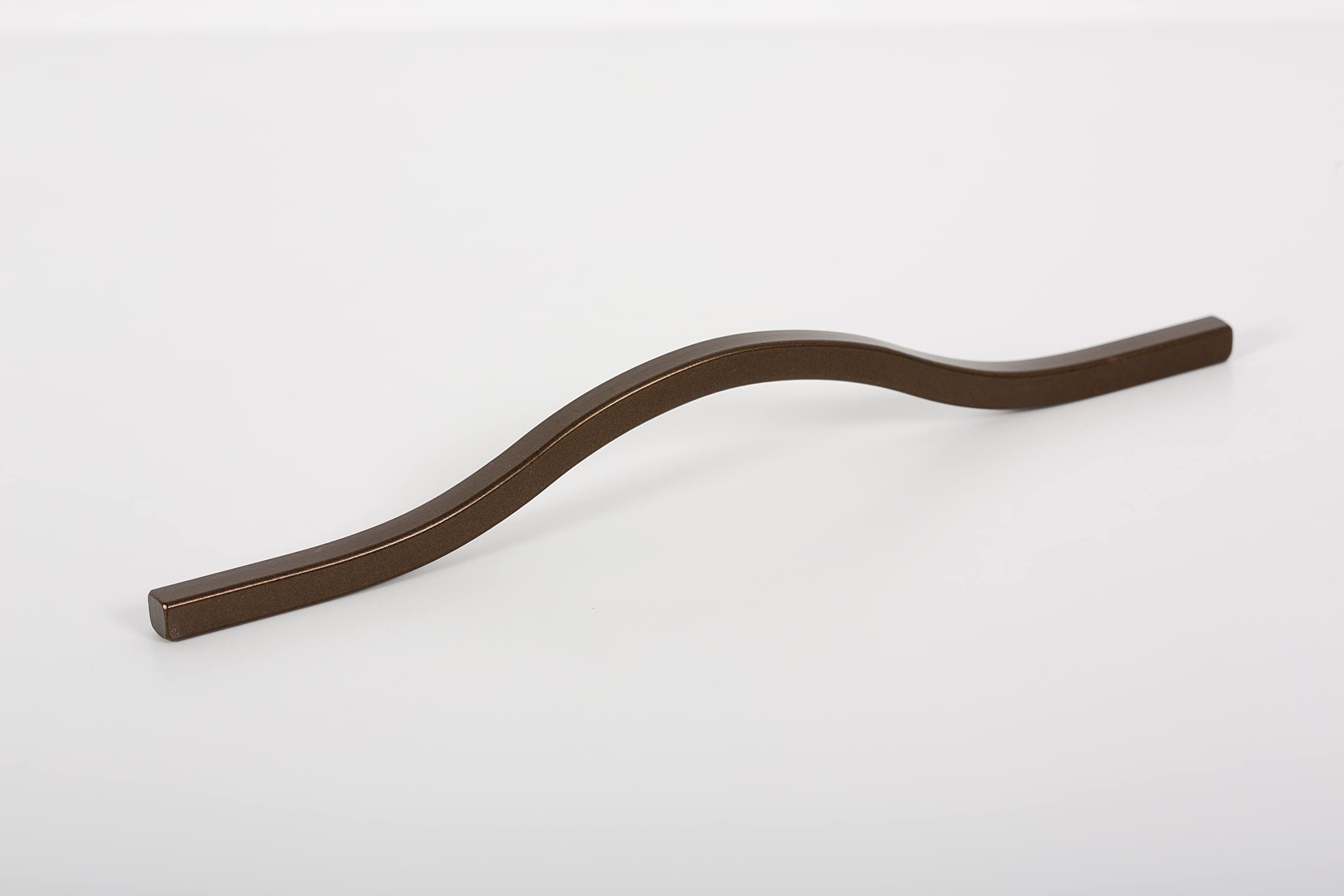 Gedotec Brown Brave Furniture Handles Aluminium | 1 Piece - Folding Door Handles For Gripping | Modern Vintage Industrial Design | Length: 400 Mm | Cupboard Handles - Drawer Handles - Kitchen Handles