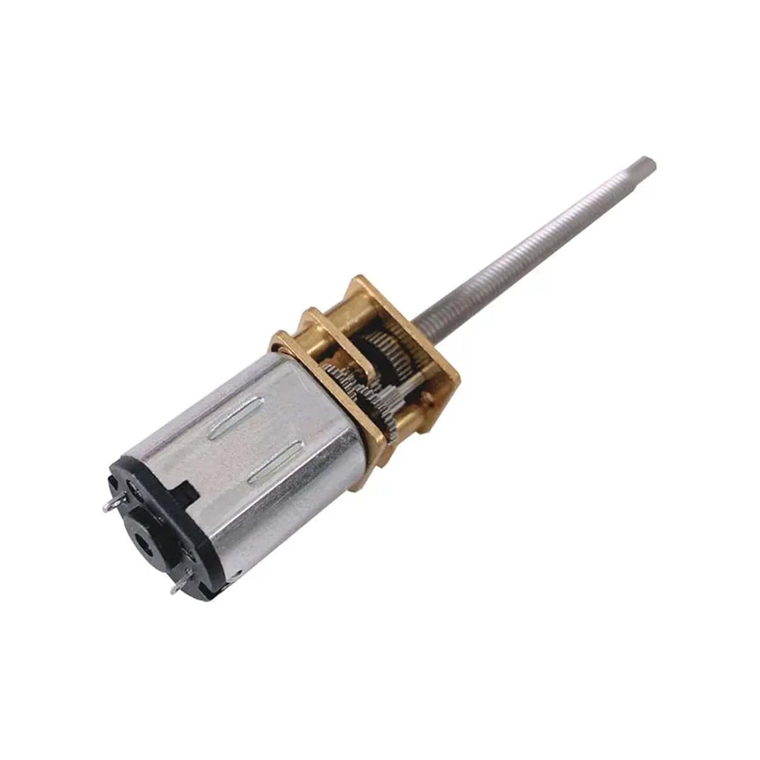 GA12-N20-M3*34 マイクロ減速ギアモーター DC 3V 6V 12V 延長ねじ軸スクリューモーター 金属ギアホイール付き