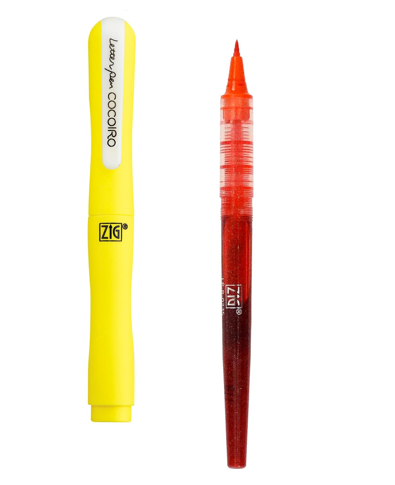 Zig KURETAKE COCOIRO Letter Pen Body Lemon & COCOIRO Letter Pen