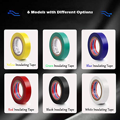 Image of Color Wear-Resistant Lead-Free Electrical Insulation Electrical Tape PVC Fame Retardant Strong Electrical Tape 11 Meters