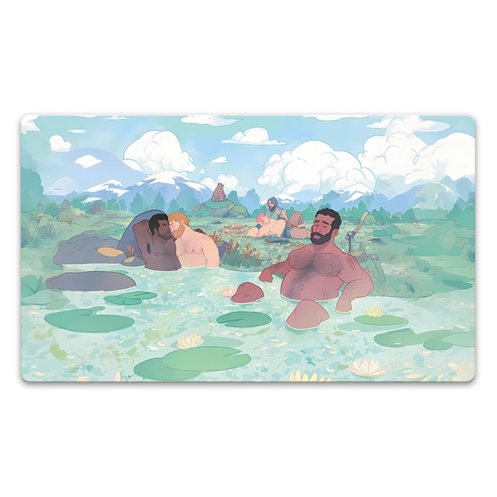 Vwcqtcg Bearscape Trading Card Game MTG Playmat TCG CCG Mat Duel Mat Free Bag (Bearscape) Toys & Games
