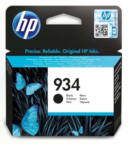 HP 934 - Schwarz - original - Tintenpatrone - für Officejet 6812 6815 6820 Officejet Pro 6230 6230 ePrinter 6830 6835