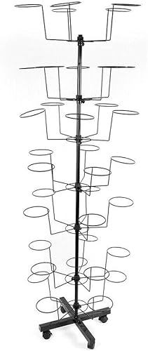TFCFL Soporte para sombreros de 7 niveles, soporte de exhibición de sombreros, organizador de sombreros de béisbol, estante de sombrero de vaquero,