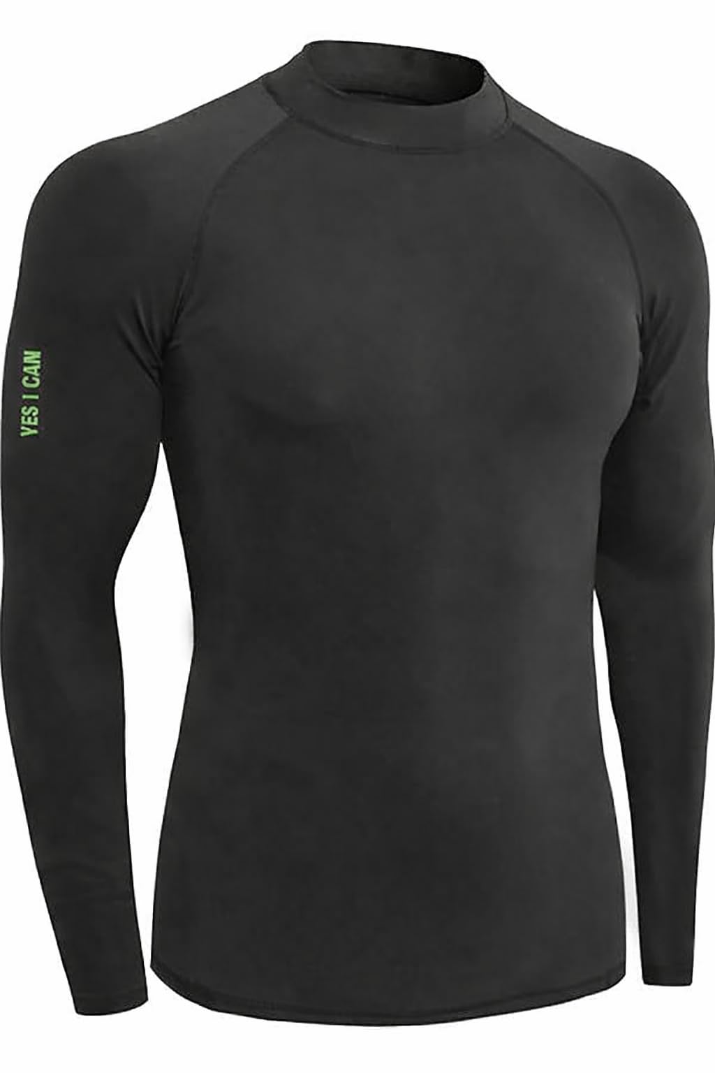 never quit Full Sleeve Compression T-Shirt - Athletic Base Layer Tights for Fitness Black-picture-18