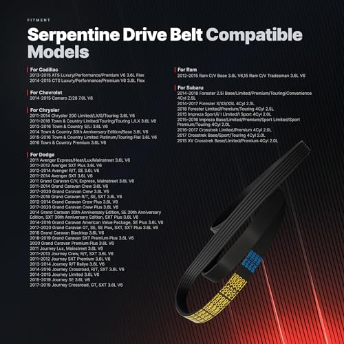 Image of K060772 Serpentine Drive Belt 6PK1960 77.17 inch Length