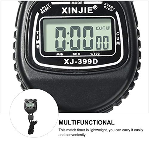 Cronômetro digital à prova d'água da VICASKY, cronômetro, cronômetro, mostrador grande, despertador