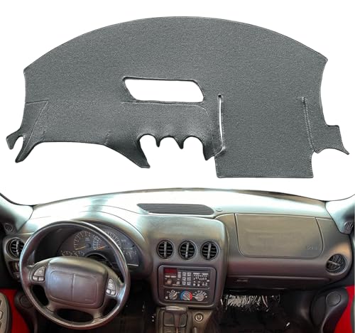 Fcovergurus Dash Cover Mat Custom Fit for Pontiac Firebird 1993 1994 1995 1996, Dashboard Cover Pad Carpet Protector (Charcoal Gray) F76