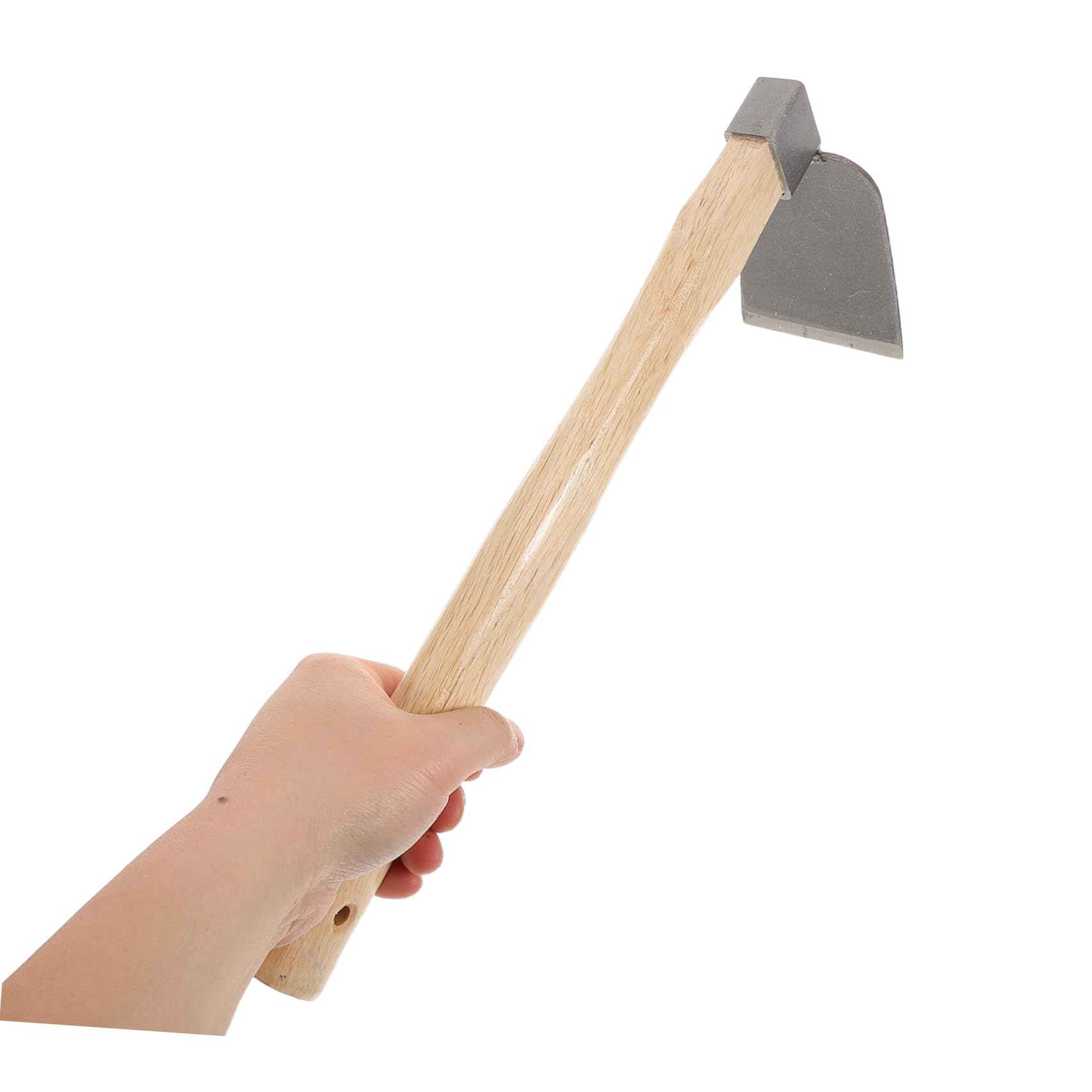 Lurrose 2 Pezzi Zappe da Giardinaggio con Legno Utensile Manuale per Diserbo Piantagione e Coltivazione del per Giardinaggio e Paesaggistica