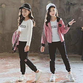 Amazon | [ANGELCITY] 女の子 ジャージ 子供服 キッズ