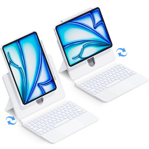 Sencela 2025Vo ipadL[{[h }WbNL[{[h JIS{z gbNpbh 7FobNCg iPad10/11Ή 7/8/9Ή 10cm߉\ 360°ʉ] ^ y ϋvی (zC