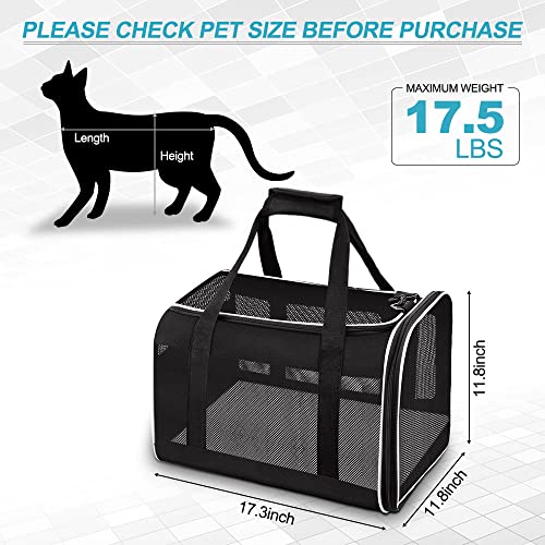 Tomykii Pet Carrier,Soft-Sided Collapsible Cat Dog Carrier,Pet Travel Carrier Bag for Small Medium Cats Dogs Puppies… - Image 4