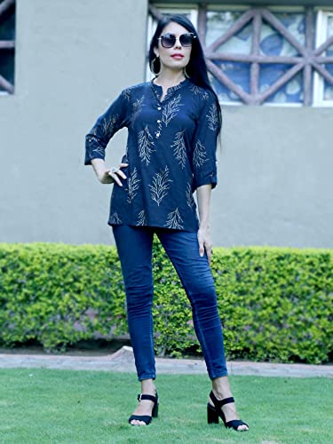 Image of Women's Rayon Anarkali Regular Fit Top