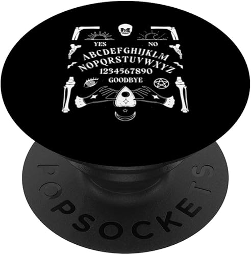 Tablero de Ouija aterrador, tablero de espíritu, fiesta de disfraces de Halloween, PopSockets intercambiables PopGrip