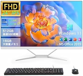 Amazon.co.jp: 一体型 - デスクトップ: パソコン・周辺機器