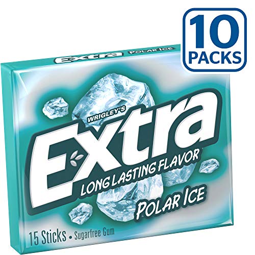 EXTRA Polar Ice Sugarfree Gum, 15 Sticks (Pack of 10) - Thumbnail 2