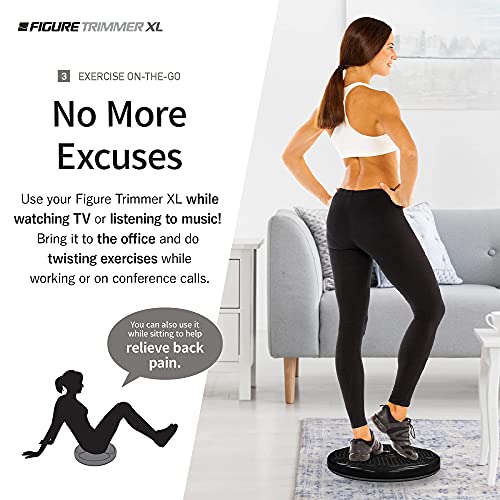 image for ‎Figure Trimmer XL Core Abs Twister Board - 14-inch Waist Sculptor T