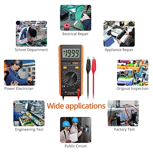 Proster PST077 Lcr Meter - Capacitance Resistance Inductance Digital Lcr Multimeter thumb #5