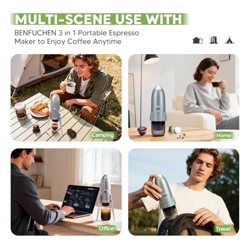 Image of Portable Coffee Maker for Nespresso /Dolce Gusto Pods&Grounds