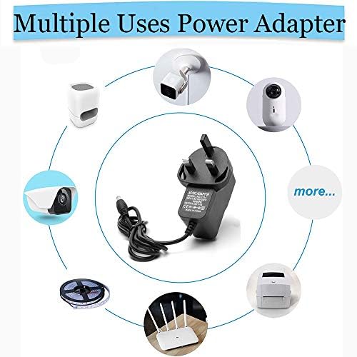 12V 1A Power Supply Adapter, AC to DC Power Supply Adapter Converter, AC/DC Converter Adapter Driver Transformer for IP/CCTV Security Camera, Case Fan, Keyboard, Wireless Wifi Router,Bullet Camera Ect