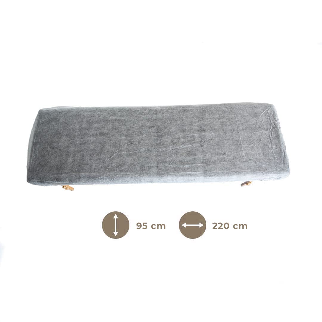 Sábanas de SMS Desechables 95x220cm Hipoalergénico Repele Líquidos Ajustable 100% Reciclables Pack 100
