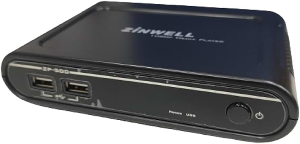 Multimídia ZP-500 Reprodutor 2usb HDMI 1080p