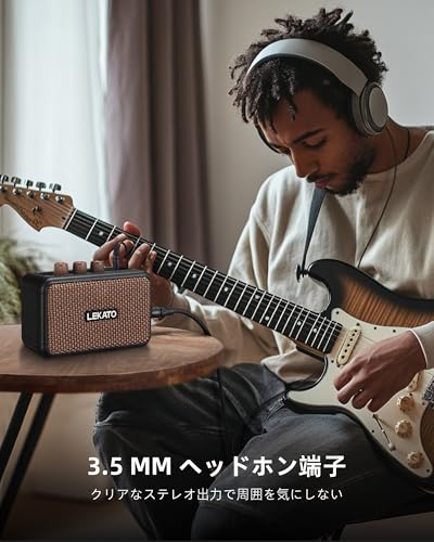 LEKATO ギターアンプ 5W エレキギターアンプ の商品画像 5