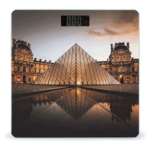 Báscula digital de baño Louvre Museum en París 180kg miniatura 1