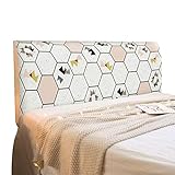 N / A All-Inclusive Kopfteil Staubschutz Stretch Stoff Nachtbett Soft Pack Bett Rückenlehnenschutz Waschbar (Stil 15,(50-65)*190cm)