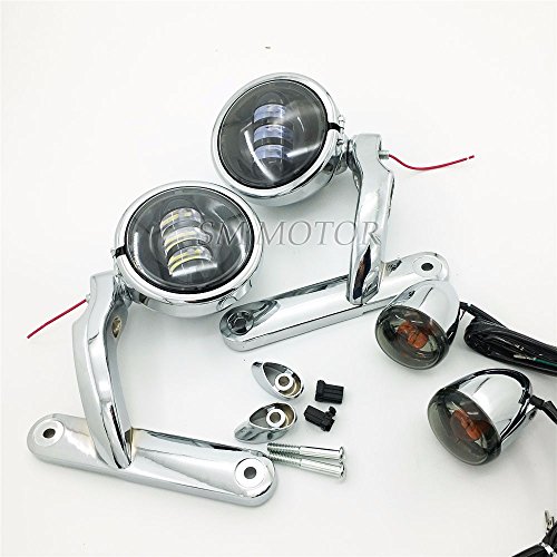 Motorcycle for harley davidson light passing lights for harley fog light bracket street glide roadking electra glide fog lighting