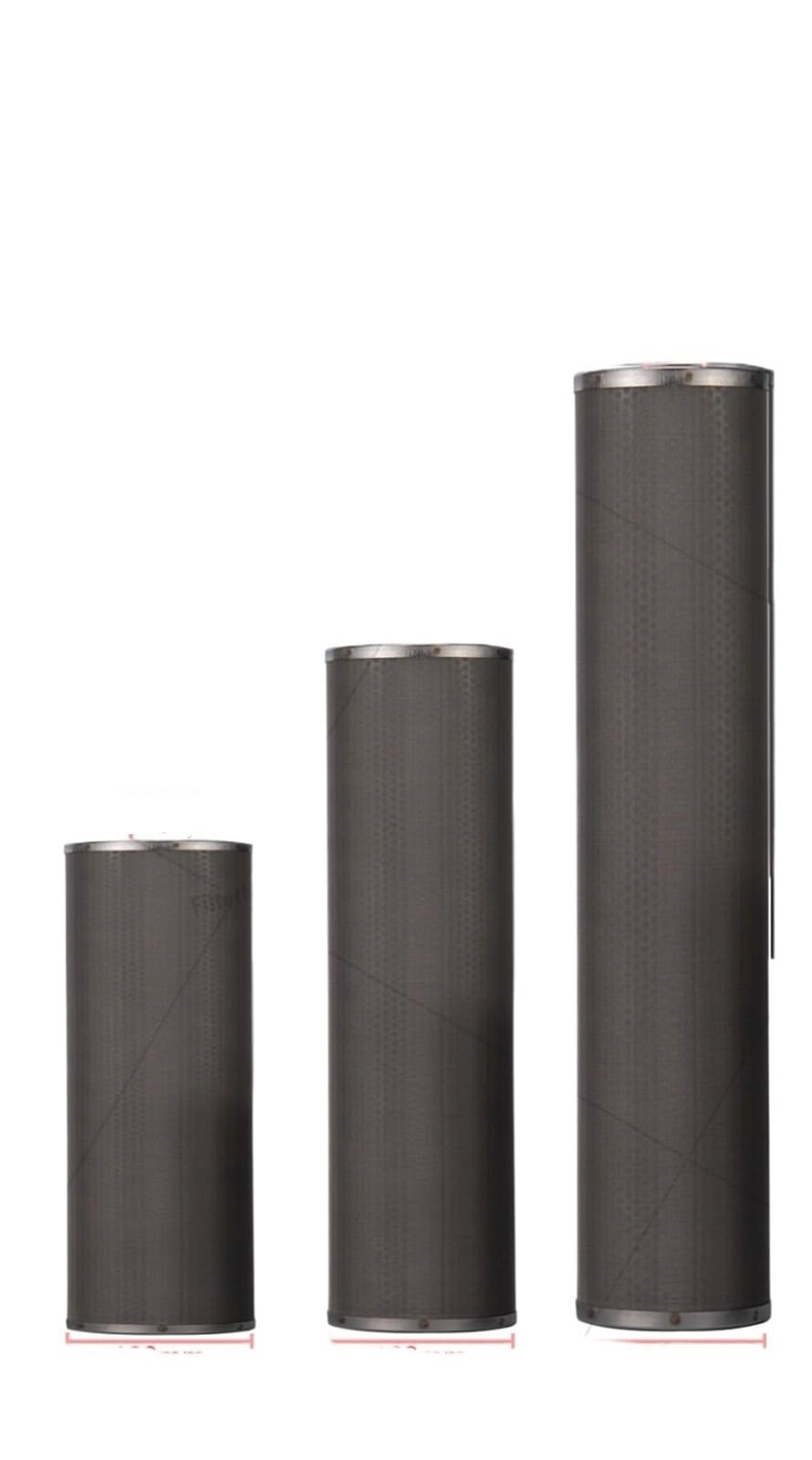 Piezas del filtro de agua, cartucho de acero inoxidable estándar Jumbo de 10 pulgadas, 1 micra/5 micras/50 micras/75 micras/270 micras/400 micras(10inch Jumbo 5um)