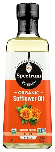 Spectrum Aceite de cártamo refinado orgánico (12 x 16 onzas)