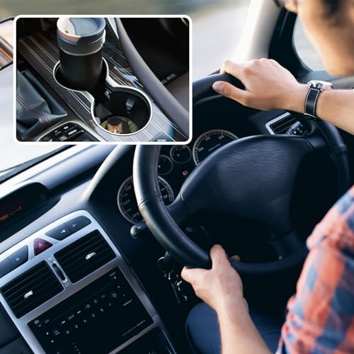 Portavasos de cerámica absorbente para coche, 2 unidades miniatura 5