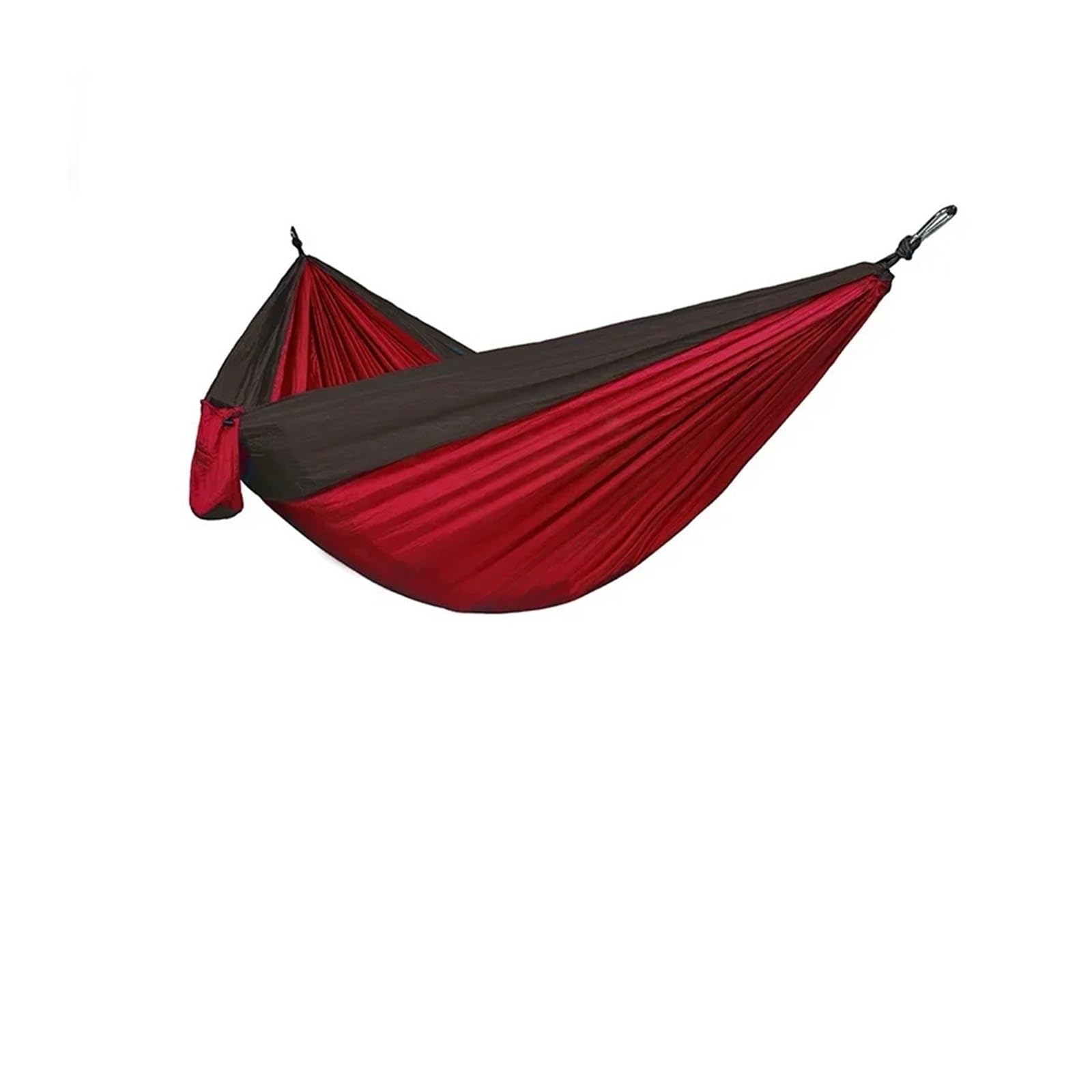 Hammocks, Double-Person Hammock Swing Outdoor Camping Parachute Fabric,for Outside(Red)