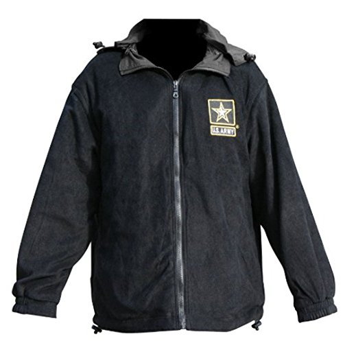 Mitchell Proffitt Men's US Army Fleece Jacket Reversible2