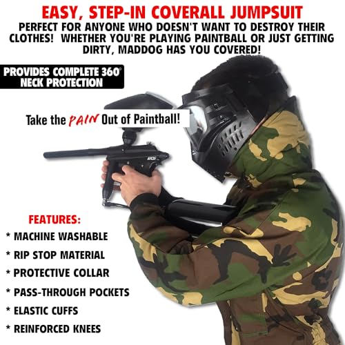 Maddog Tactical Paintball Rip Stop Coverall Jumpsuit thumb #2