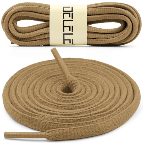 Image of DELELE 2Pair Oval Shoes laces 42 Colors Half Round 1 /4 inchAthletic ShoeLaces for Sport /Running Shoes Shoe Strings