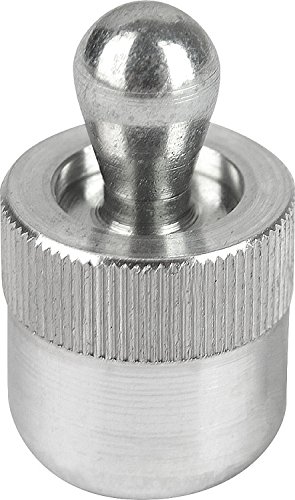 Kipp03330-21034CM Aluminum Lateral Spring Plunger Without Seal, Blue Galvanized Finish, 10 N Force, Inch