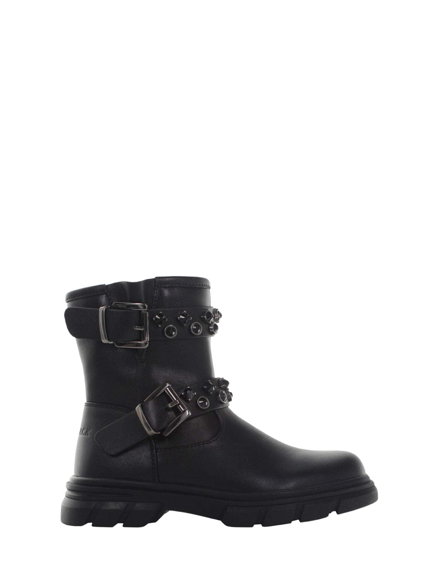 Chaussure boot Lumberjack CB001 noir taille 33 look motard