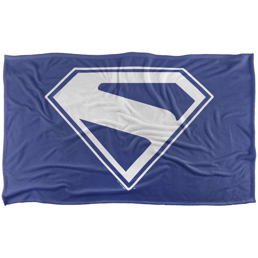 Superman 2025 plaid blanc soyeux fini les frissons sur votre canapé
