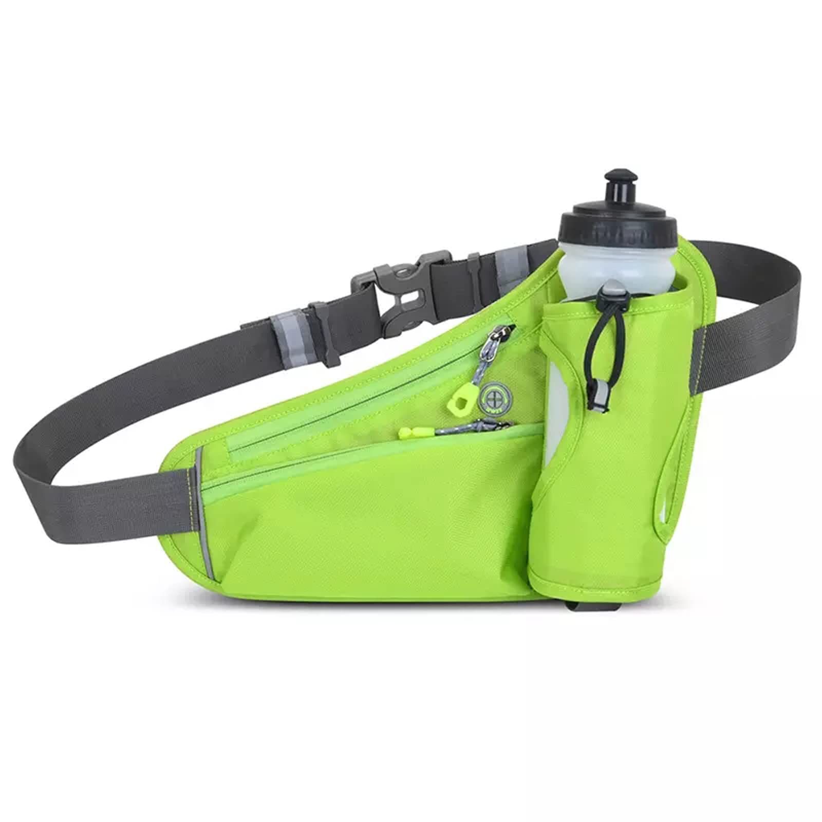 HOTEMIA Fanny Pack with Water Bottle Holder, Hydration Running Belt for Men Women Adjustable Strap Waist Bag Suitable for Hiking Running Walking