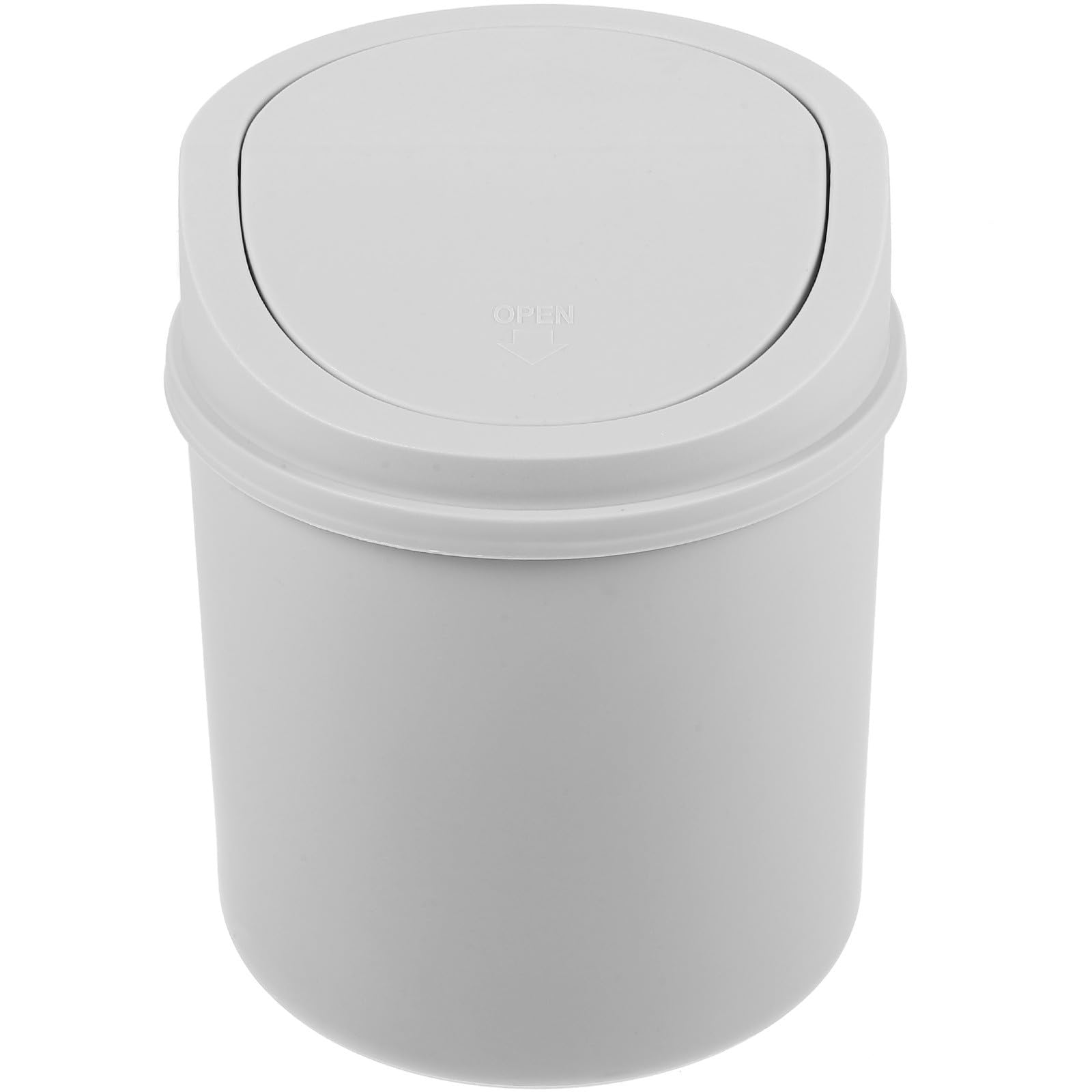 Mini Trash Can with Lid Desktop Waste Basket for Home and Office Small Swing Top Garbage Bin in