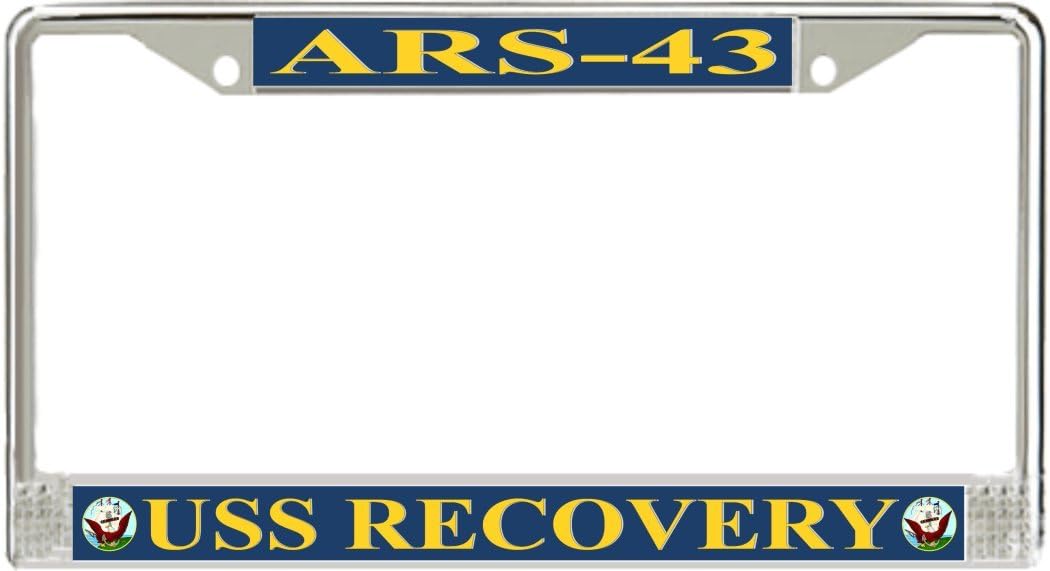 MilitaryBest USS Recovery ARS-43 License Plate Frame