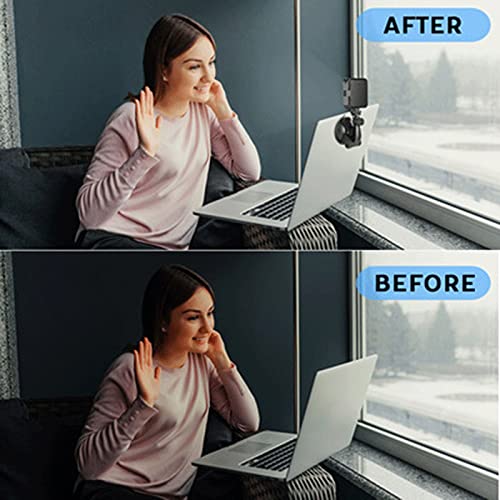 Iluminación de llamadas de Zoom portátil y kit de videoconferencia contra mala luz en casa 4