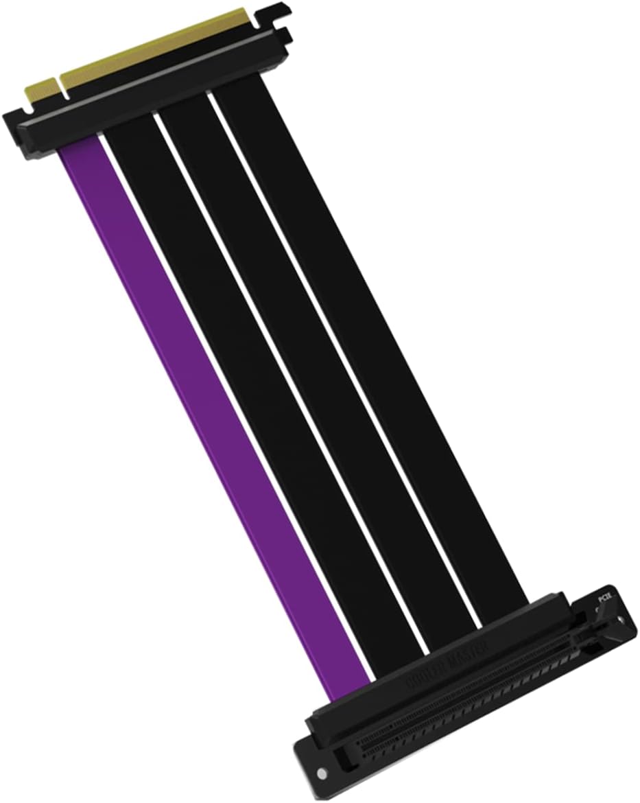 Cooler Master Kit Supporto per Scheda Grafica Verticale Ver. 2 Incluso Cavo Riser PCIe 4.0 x16-165mm (MCA-U000R-KFVK02)