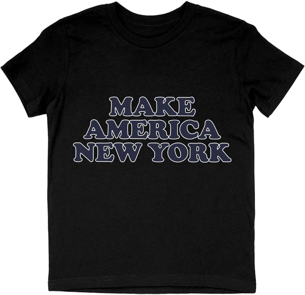Make America New York Kids' T-Shirt - American Patriotic T-Shirt - Best Design Tee Shirt for Kids