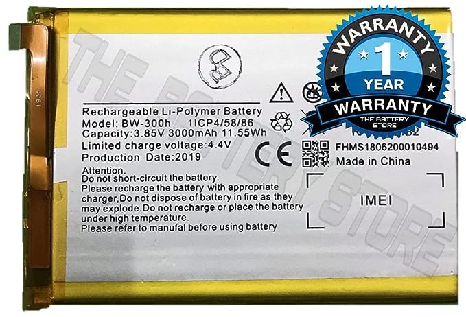 Image of Original BW-300h Battery for Mobiistar C1 Shine Battery with 1 Year Warranty ** (J00170)