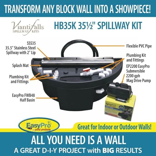Kit Spillway Vianti Falls 35.5" Acero Inoxidable miniatura 4