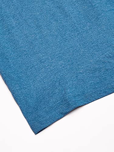 French Toast Boys' Big Short Sleeve V-Neck Tee, Rush Of Blue Heather, M (8) #TOP2
