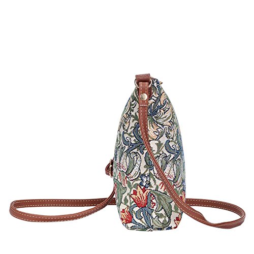Signare Bolsa de mão e ombro de tapeçaria para mulheres |Bolsa transversal elegante para mulheres |B